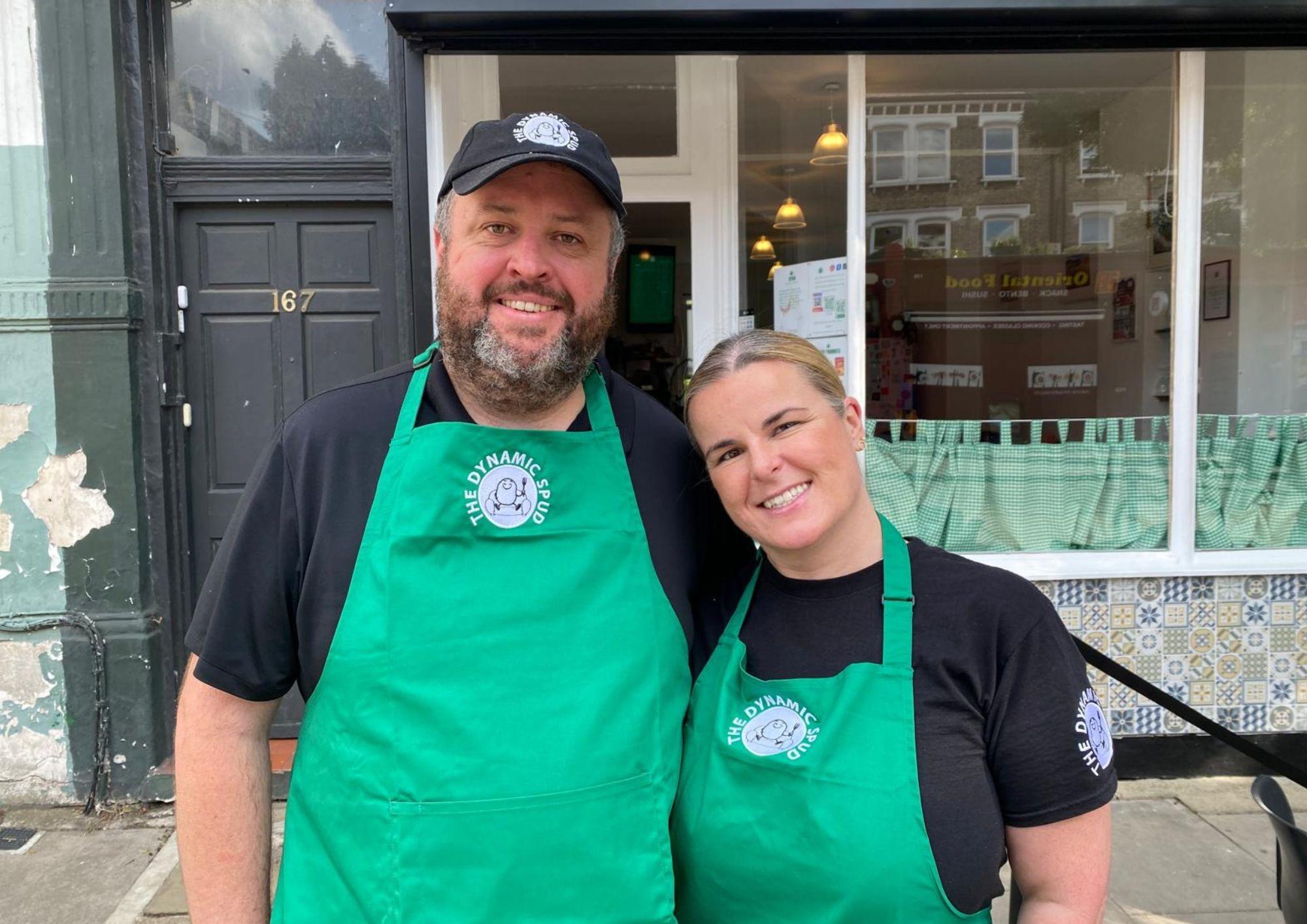 Conor Joyce and Karen Muldowney, owners of The Dynamic Spud